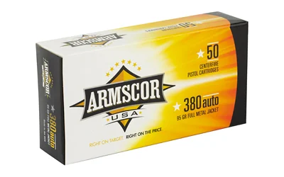 ARMSCOR 380ACP 95GR FMJ 50/1000 - Image 2