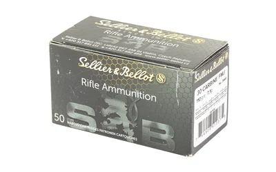 S&B 30CARBINE 110GR FMJ 50/1000 - Image 3