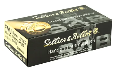 S&B 9MM SUBSONIC 150GR FMJ 50/1000 - Image 2